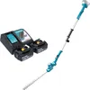 A cordless hedge trimmer with batteries and a charger. Produktbild-Vorschau