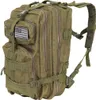 A green military-style backpack is shown against a white background. Náhľad obrázku produktu