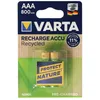 Batteries VARTA AAA rechargeables, recyclées, 800 mAh, lot Voir les images du produit 1