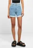 Organic Stretch Denim 5 Pocket Shorts Clearblue bleached 29 Produktbild-Vorschau 4