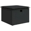 CLORIS 6-tlg. Garten-Sofagarnitur mit Kissen Schwarz Poly Produktbild-Vorschau 6