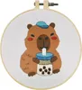 Wow Box - KAPYBARA Bubble Tea Vyšívací sada, kreativní sada Náhled obrázku produktu 6