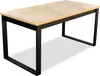 Esstisch Tisch Esszimmer Wohnzimmer Braun Holz Design Luxus Produktbild-Vorschau 2