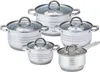 Klausberg Stalen pannen, 10 stuks, 2,1 l, 2,1 l, 2,9 l, 3,9 Productafbeelding-voorbeeld 1