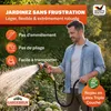 GARDEBRUK® Tuyau d’Arrosage Extensible 30 m Noir– Pistolet Voir les images du produit 2