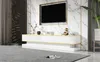 Sweiko 200x40x40 cm TV stolík, nízka skrinka s 3 zásuvkami, Náhľad obrázku produktu 10
