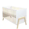 Baby-Delux Babybett Kinderbett 60x120 Juna Weiß Kiefernholz Produktbild-Vorschau 4