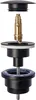 An exploded view of a drain stopper assembly, showing its individual components. Produktbild-Vorschau