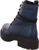 A single blue boot is shown from the side and back. Voir les images du produit
