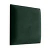 A close-up product shot of a dark green upholstered headboard, angled diagonally. Anteprima dell’immagine prodotto