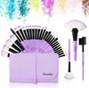 Make Up Pinsel Set 32 tlgs, Pinselset Lilac Schminkpinsel Produktbild-Vorschau 1