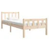 vidaXL Massivholzbett 90x190 cm Produktbild-Vorschau 3
