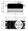 Servo Hitec a basso profilo HS-75BB Anteprima dell’immagine prodotto 3