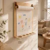 Tableau mural à dessin avec porte-crayon en bois 70 x 53 Voir les images du produit 5