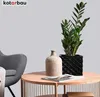 KOTARBAU® Blumentopf Keramik glasiert Quadratisch Schwarz Produktbild-Vorschau 2