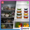 ASATO Glas-Frischhaltedosen 8er Set 150 bis 1040 ml Produktbild-Vorschau 6