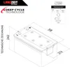 Langzeit Solarbatterie 280Ah 12V Wohnmobil Batterie Produktbild-Vorschau 4