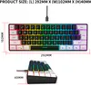 HXSJ V700BW+A869 USB-Computer-Tastatur und -Maus-Kit mit Produktbild-Vorschau 7