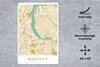 MuchoWow® Mauspad Mousepad Rostock - Karte - Stadtplan - Produktbild-Vorschau 2