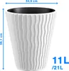 nabbi Kunststoff-Pflanzgefäß DBSP350 34,9 cm - weiß Produktbild-Vorschau 9