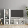 A living room scene with a TV stand and shelving unit. Náhled obrázku produktu