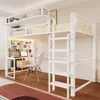 STILVORA Hochbett 90x200cm mit Schreibtisch und Produktbild-Vorschau 5