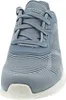 A close-up, front-facing view of a blue Skechers Bobs Squad Tough Talk sneaker. Produktbild-Vorschau