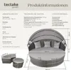 tectake® Rattan Sonneninsel Santorin widerstandsfähig Produktbild-Vorschau 7
