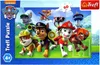 The image shows the packaging of a Trefl Paw Patrol puzzle. Produktbild-Vorschau