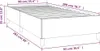 vidaXL Posteľný rošt čierny 90x200 cm Velvet Náhľad obrázku produktu 7