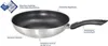A frying pan with labels pointing out its features. Produktbild-Vorschau