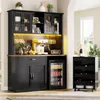 Mobile da cucina Flieks con carrello, mobile alto con Anteprima dell’immagine prodotto 1