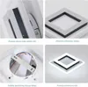 Lampa Sufitowa Led Plafon Czarny Kwadratowa Nowoczesna 24W Podgląd zdjęcia produktu 5
