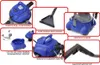 A collage of close-up images showcasing different parts and features of a blue cleaning machine. Produktbild-Vorschau