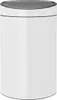 A white Brabantia Touch Bin Mülleimer 40l. Voir les images du produit