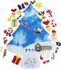 Filz Weihnachtsbaum Diy 100Cm Für Wand Mit Ornamenten Produktbild-Vorschau 2