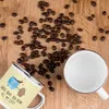 Mr. & Mrs. Panda Emaille Tasse Kaffee Bohne - Gelb Pastell Produktbild-Vorschau 2