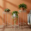 DanDiBo Sgabello per fiori Bianco in metallo quadrato 96314 Anteprima dell’immagine prodotto 8