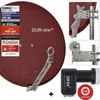 DUR-line Select 75/80cm Komplettanlage ziegelrot + Quad LNB Produktbild-Vorschau 2