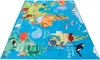 Tappeto Obsession Torino Kids 233 Mappa del mondo 160x230cm Anteprima dell’immagine prodotto 9