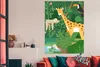 MuchoWow® Poster Dschungel - Giraffe - Tukan - Faultier Produktbild-Vorschau 3