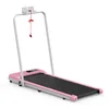 A pink and gray treadmill is shown against a white background. Produktbild-Vorschau