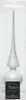 Christbaumspitze Glas 26cm winterweiss glänzend Produktbild-Vorschau 1