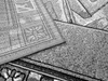 Gemusterter Stückteppich 200x300 cm LUKEN - grau Produktbild-Vorschau 9
