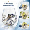 Oktopus Glas handgemacht, Kraken Weinglas ohne Stiel im Produktbild-Vorschau 5