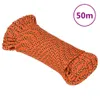 vidaXL Bootsseil Orange 5 mm 50 m Polypropylen -  Seile Produktbild-Vorschau 2