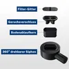 SONNI 60 cm podlahový odtok s plochými sprchovými žľabmi, Náhľad obrázku produktu 4