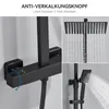 Auralum Duschsystem mit Thermostat Duscharmatur Regendusche Produktbild-Vorschau 5