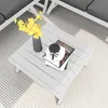 Outsunny 4tlg. Gartenmöbel-Set Balkonmöbel-Set mit Ecksofa Produktbild-Vorschau 9