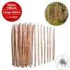 Staketenzaun Haselnuss 5m natur Gartenzaun Haselholz 100 cm Produktbild-Vorschau 1